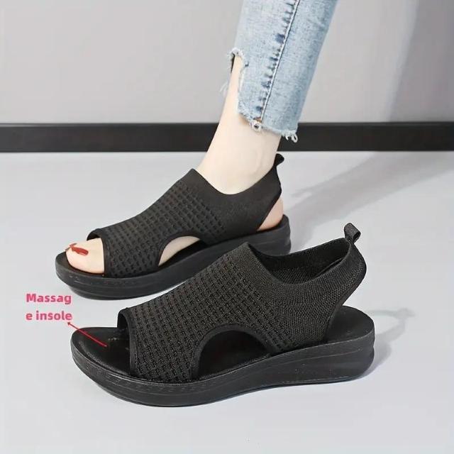 超お買い得2390円★ 新スタイル メッシュ スリッポン PUソール 快適で軽量 女性用ウォーキングサンダル ベージュ23.5cm < 女性ファッション  超お買い得2390円★ 新スタイル メッシュ スリッポン PUソール 快適で軽量 女性用ウォーキングサンダル ベージュ23.5cm < 女性ファッションの