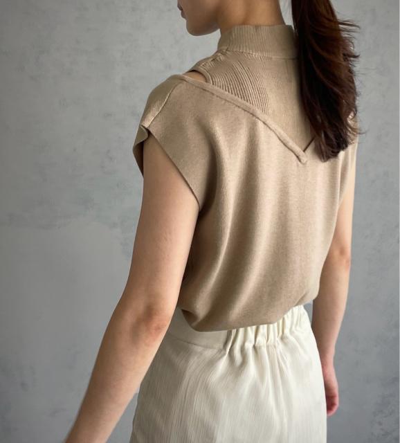 新品☆&g'aime(アンジェム)レイヤードライクノースリーブニット☆ < 女性ファッション 新品☆&g'aime(アンジェム)レイヤードライクノースリーブニット☆ < 女性ファッションの