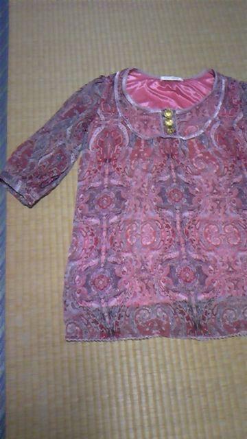 ペイズリー柄チュニック赤系新品 < 女性ファッション ペイズリー柄チュニック赤系新品 < 女性ファッションの