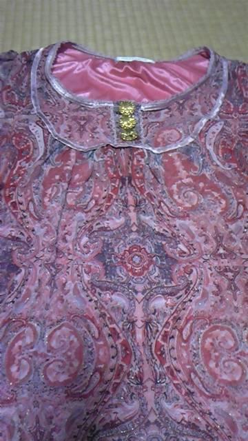 ペイズリー柄チュニック赤系新品 < 女性ファッション ペイズリー柄チュニック赤系新品 < 女性ファッションの