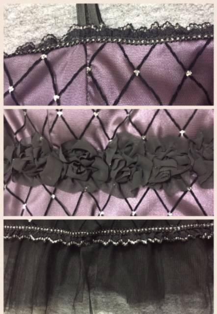 結婚式パーティー演奏会ドレス〓ダイヤ柄ラメ〓パープルAライン(M)新品〓 < 女性ファッション  結婚式パーティー演奏会ドレス〓ダイヤ柄ラメ〓パープルAライン(M)新品〓 < 女性ファッションの
