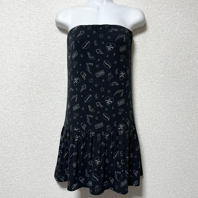 【新品/RNA sister fields mkt】ネオンサイン柄ベアワンピース < ブランド 【新品/RNA sister fields mkt】ネオンサイン柄ベアワンピース < ブランドの