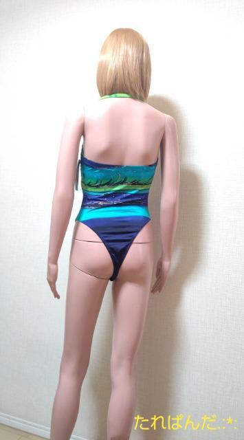 新品タグ付☆大きいL☆renoma☆光沢つるAラメ入りグラデのカップ付き超ハイレグ水着6252☆3点で即落 < 女性ファッション  新品タグ付☆大きいL☆renoma☆光沢つるAラメ入りグラデのカップ付き超ハイレグ水着6252☆3点で即落 < 女性ファッションの
