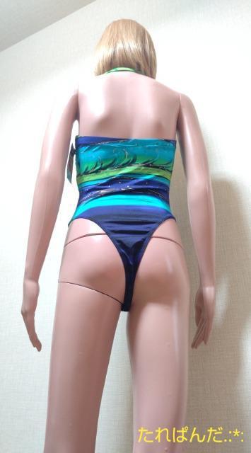 新品タグ付☆大きいL☆renoma☆光沢つるAラメ入りグラデのカップ付き超ハイレグ水着6252☆3点で即落 < 女性ファッション  新品タグ付☆大きいL☆renoma☆光沢つるAラメ入りグラデのカップ付き超ハイレグ水着6252☆3点で即落 < 女性ファッションの