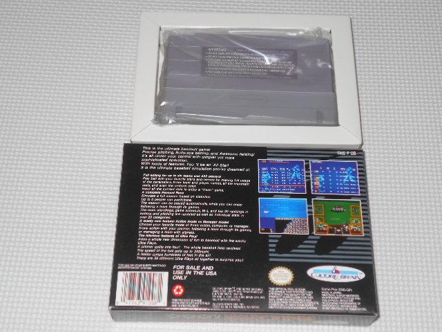 SFC★SUPER BSAEBALL SIMULATOR 1000 SNES 海外版 北米版 < ゲーム本体/ソフト  SFC★SUPER BSAEBALL SIMULATOR 1000 SNES 海外版 北米版 < ゲーム本体/ソフトの