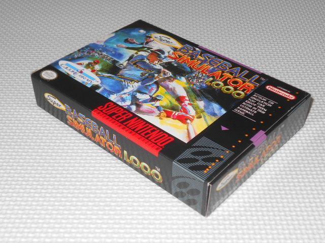 SFC★SUPER BSAEBALL SIMULATOR 1000 SNES 海外版 北米版 < ゲーム本体/ソフト  SFC★SUPER BSAEBALL SIMULATOR 1000 SNES 海外版 北米版 < ゲーム本体/ソフトの
