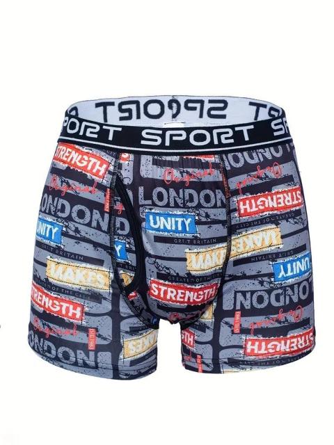 爆ヤス価格1590円★4 枚のメンズ下着セット 文字パターンプリント ボクサーブリーフセット USAサイズM(日本サイズXL相当) < 男性ファッション  爆ヤス価格1590円★4 枚のメンズ下着セット 文字パターンプリント ボクサーブリーフセット USAサイズM(日本サイズXL相当) < 男性ファッションの