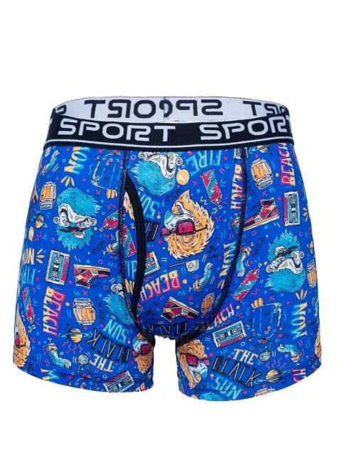 爆ヤス価格1590円★4 枚のメンズ下着セット 文字パターンプリント ボクサーブリーフセット USAサイズM(日本サイズXL相当) < 男性ファッション  爆ヤス価格1590円★4 枚のメンズ下着セット 文字パターンプリント ボクサーブリーフセット USAサイズM(日本サイズXL相当) < 男性ファッションの