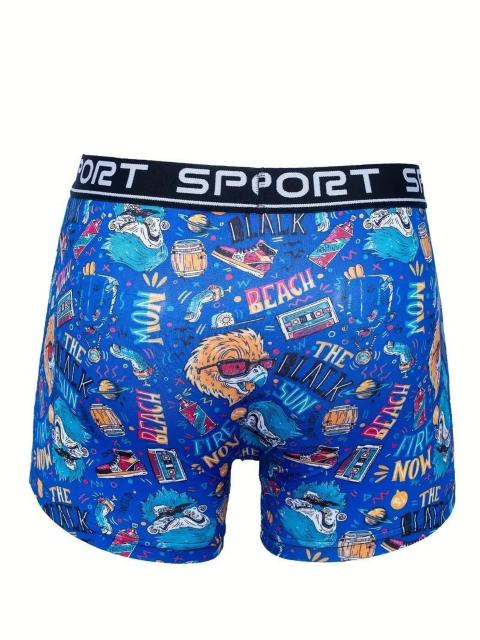 爆ヤス価格1590円★4 枚のメンズ下着セット 文字パターンプリント ボクサーブリーフセット USAサイズM(日本サイズXL相当) < 男性ファッション  爆ヤス価格1590円★4 枚のメンズ下着セット 文字パターンプリント ボクサーブリーフセット USAサイズM(日本サイズXL相当) < 男性ファッションの