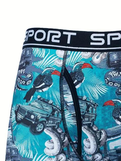 爆ヤス価格1590円★4 枚のメンズ下着セット 文字パターンプリント ボクサーブリーフセット USAサイズM(日本サイズXL相当) < 男性ファッション  爆ヤス価格1590円★4 枚のメンズ下着セット 文字パターンプリント ボクサーブリーフセット USAサイズM(日本サイズXL相当) < 男性ファッションの