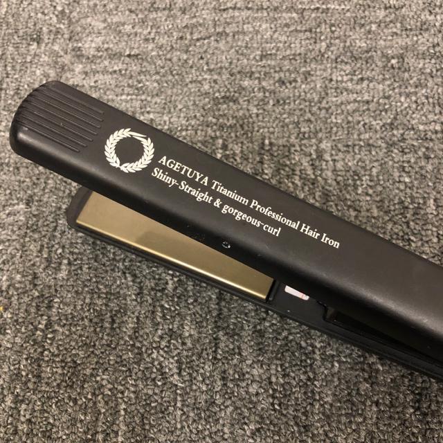 即決 AGETUYA ヘアアイロン HS260-B2 < 家電/AV  即決 AGETUYA ヘアアイロン HS260-B2 < 家電/AVの