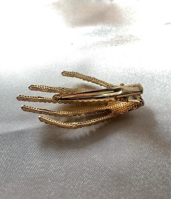 ヘアクリップ ヘアピン 手 ハンド キラキラ 個性的 韓国 < 女性アクセサリー/時計 ヘアクリップ ヘアピン 手 ハンド キラキラ 個性的 韓国 < 女性アクセサリー/時計の