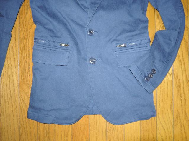 AKM エイケイエム HIGH POWER TWILL STRETCH ZIP CARGO JACKET テーラードジャケットM紺 < ブランド AKM エイケイエム HIGH POWER TWILL STRETCH ZIP CARGO JACKET テーラードジャケットM紺 < ブランドの