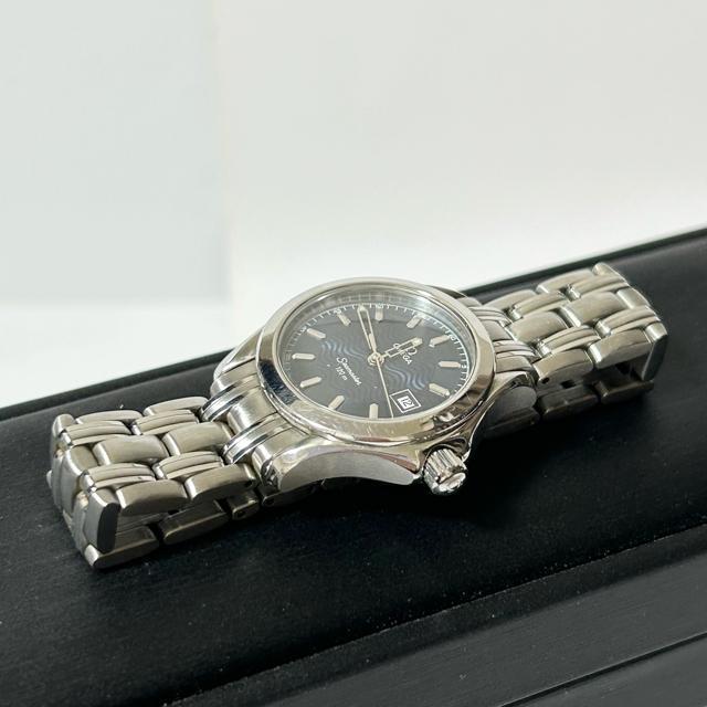 美品 オメガ シーマスター 6501/827 QZ ブルー文字盤 レディース 腕時計 動作確認済み < ブランド 美品 オメガ シーマスター 6501/827 QZ ブルー文字盤 レディース 腕時計 動作確認済み < ブランドの