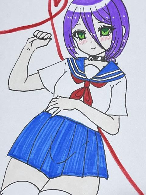 自作イラスト チェンソーマン レゼ ハガキサイズ 制服コスプレA < アニメ/コミック/キャラクター 自作イラスト チェンソーマン レゼ ハガキサイズ 制服コスプレA < アニメ/コミック/キャラクターの