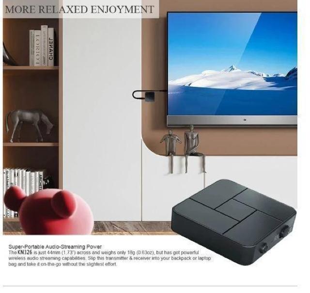 KN326 Bluetooth トランスミッター レシーバー 受信 送信 2-in-1 オーディオレシーバー テレビ 100 < 自動車/バイク KN326 Bluetooth トランスミッター レシーバー 受信 送信 2-in-1 オーディオレシーバー テレビ 100 < 自動車/バイク