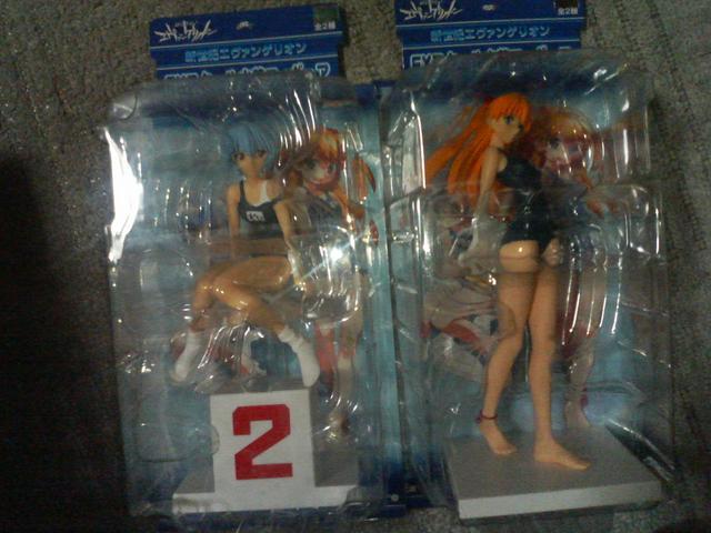セガ'04 EX スクール水着フィギュア1 レイ & アスカ ブラック 開封済未展示  約1/8スケール < アニメ/コミック/キャラクター  セガ'04 EX スクール水着フィギュア1 レイ & アスカ ブラック 開封済未展示  約1/8スケール  < アニメ/コミック/キャラクターの