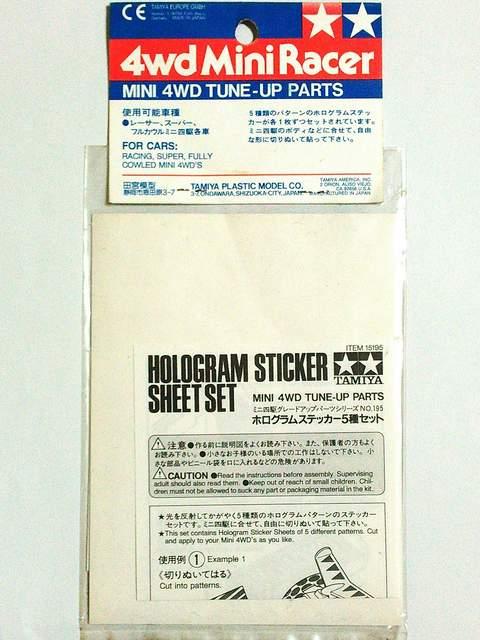 ミニ四駆!グレードアップパーツシリーズ!ホログラムステッカー5種セット < ホビー ミニ四駆!グレードアップパーツシリーズ!ホログラムステッカー5種セット < ホビーの