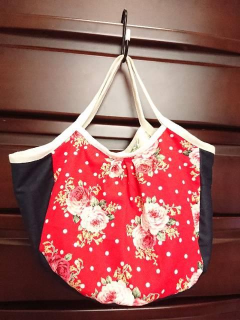 ハンドメイド グラニーバック  バラ 小 < 女性ファッション  ハンドメイド グラニーバック  バラ 小  < 女性ファッションの