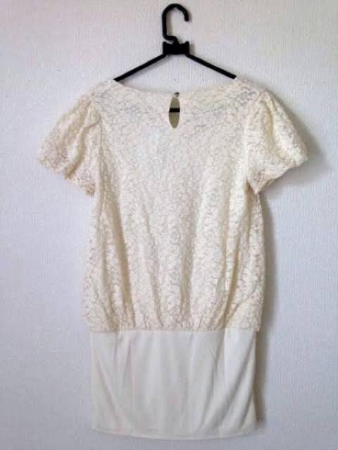 新品■LUIJANNE◆アンティークボタン ワッフルチュニック ワンピース Mサイズ < 女性ファッション  新品■LUIJANNE◆アンティークボタン ワッフルチュニック ワンピース Mサイズ < 女性ファッションの