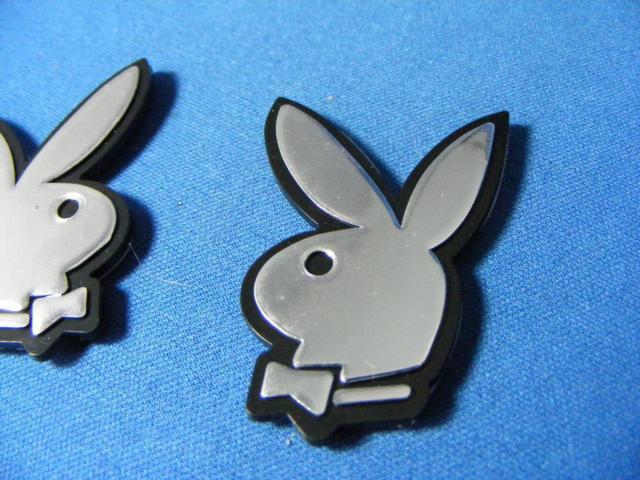 ● 懐かしい!PLAY BOY プレイボーイ 左右SET 凹凸仕様 CH/BLACK ABS製クロームメッキ エンブレム 新品● < 自動車/バイク ● 懐かしい!PLAY BOY プレイボーイ 左右SET 凹凸仕様 CH/BLACK ABS製クロームメッキ エンブレム 新品● < 自動車/バイク