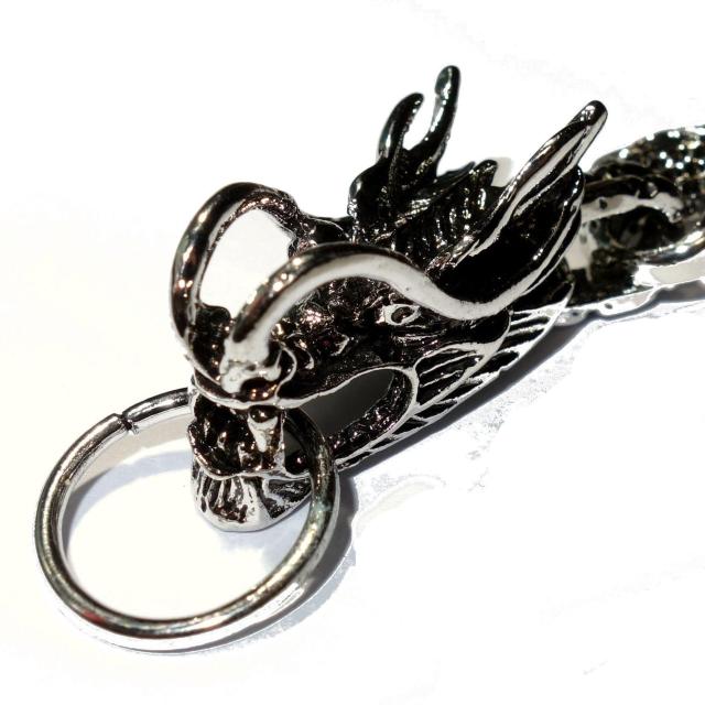 ドラゴン 竜 龍 ブレスレット アクセサリー シルバー色 銀色 メンズ < 男性アクセサリー/時計  ドラゴン 竜 龍 ブレスレット アクセサリー シルバー色 銀色 メンズ < 男性アクセサリー/時計の