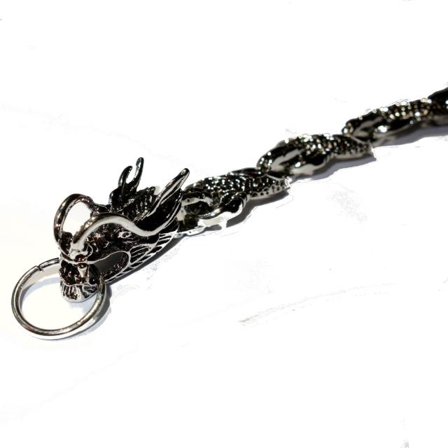 ドラゴン 竜 龍 ブレスレット アクセサリー シルバー色 銀色 メンズ < 男性アクセサリー/時計  ドラゴン 竜 龍 ブレスレット アクセサリー シルバー色 銀色 メンズ < 男性アクセサリー/時計の