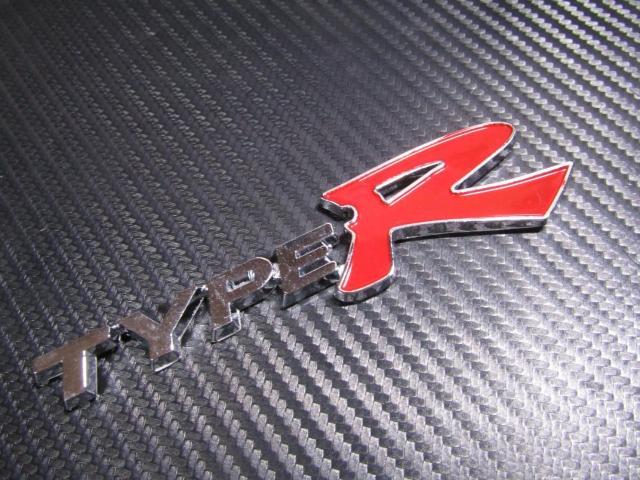 ●TYPE R タイプ アール ABS製 クロームメッキ&RED 凹凸仕様エンブレム新品 < 自動車/バイク ●TYPE R タイプ アール ABS製 クロームメッキ&RED 凹凸仕様エンブレム新品 < 自動車/バイク