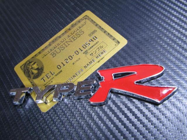 ●TYPE R タイプ アール ABS製 クロームメッキ&RED 凹凸仕様エンブレム新品 < 自動車/バイク ●TYPE R タイプ アール ABS製 クロームメッキ&RED 凹凸仕様エンブレム新品 < 自動車/バイク