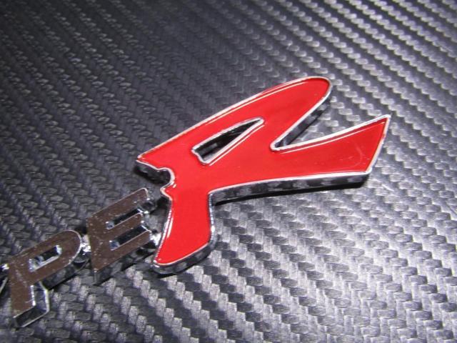 ●TYPE R タイプ アール ABS製 クロームメッキ&RED 凹凸仕様エンブレム新品 < 自動車/バイク ●TYPE R タイプ アール ABS製 クロームメッキ&RED 凹凸仕様エンブレム新品 < 自動車/バイク