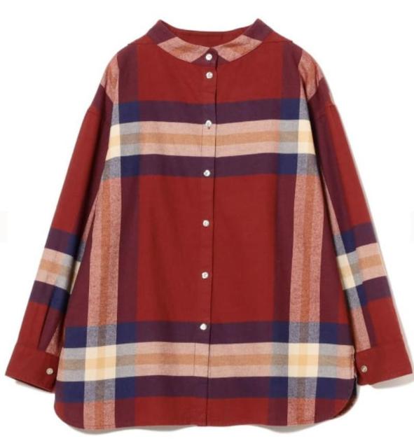 レディース ボーイ ビッグタータン ハイネック シャツ < 女性ファッション  レディース ボーイ ビッグタータン ハイネック シャツ  < 女性ファッションの