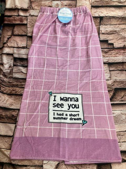 送料無料!色々な用途に! 100cm丈 綿100% 人気のファンシー柄 ロングラップタオルA柄(画像から)1枚 < 女性ファッション 送料無料!色々な用途に! 100cm丈 綿100% 人気のファンシー柄 ロングラップタオルA柄(画像から)1枚 < 女性ファッションの