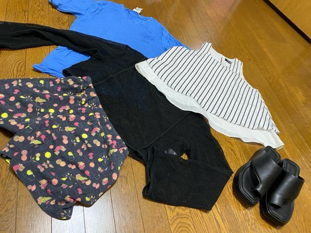 夏物5点セット☆中古☆まとめ売り < 女性ファッション  夏物5点セット☆中古☆まとめ売り < 女性ファッションの