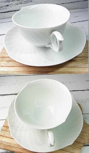 正規新品同様マイセン Meissen 波の戯れ(White Relief) ティーカップ&ソーサー 2客セット 箱無し < インテリア/ライフ 正規新品同様マイセン Meissen 波の戯れ(White Relief) ティーカップ&ソーサー 2客セット 箱無し < インテリア/ライフの