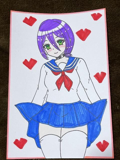 自作イラスト チェンソーマン レゼ ハガキサイズ 制服コスプレB < アニメ/コミック/キャラクター 自作イラスト チェンソーマン レゼ ハガキサイズ 制服コスプレB < アニメ/コミック/キャラクターの