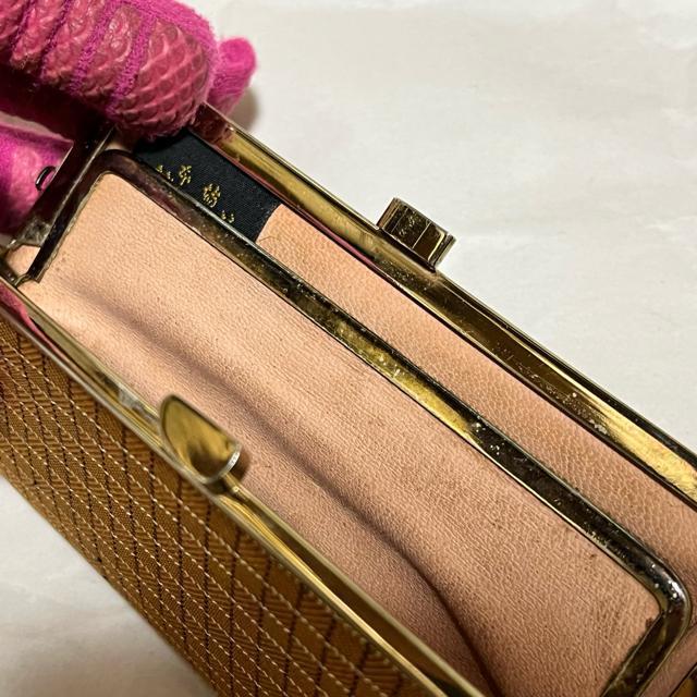 【極希少】本場黄八丈 がま口 コインケース 正絹100% 手織 織物研究所 茶系 < 女性ファッション 【極希少】本場黄八丈 がま口 コインケース 正絹100% 手織 織物研究所 茶系 < 女性ファッションの