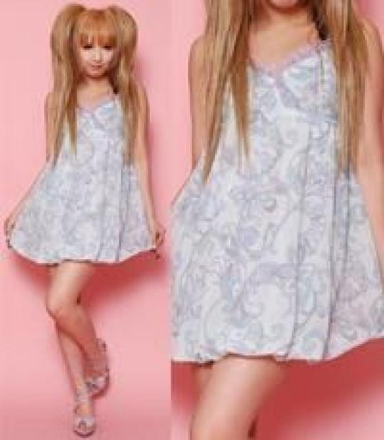 MARS☆幾何学柄シフォンバルーンワンピ☆ブルー☆新品同様 < ブランド MARS☆幾何学柄シフォンバルーンワンピ☆ブルー☆新品同様 < ブランドの