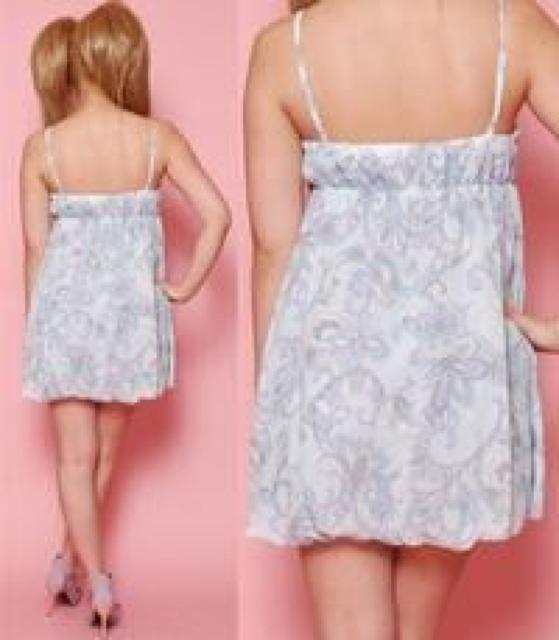 MARS☆幾何学柄シフォンバルーンワンピ☆ブルー☆新品同様 < ブランド MARS☆幾何学柄シフォンバルーンワンピ☆ブルー☆新品同様 < ブランドの