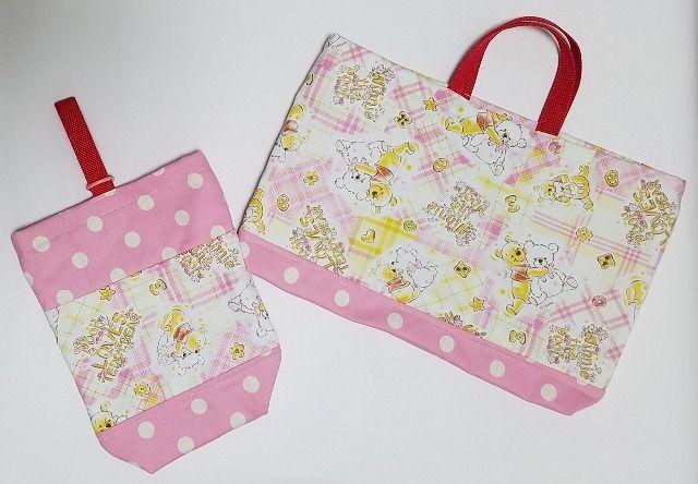 【限定1点】★ 3BS  ぷーさん レッスンバッグ 3点set(*^O^*)ハンドメイド < キッズ/ベビー  【限定1点】★ 3BS  ぷーさん レッスンバッグ 3点set(*^O^*)ハンドメイド < キッズ/ベビーの