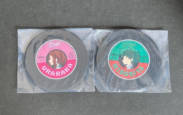 僕のヒーローアカデミア☆ヒロアカデク×お茶子レコード型ラバーコースター2個セット < アニメ/コミック/キャラクター 僕のヒーローアカデミア☆ヒロアカデク×お茶子レコード型ラバーコースター2個セット < アニメ/コミック/キャラクターの