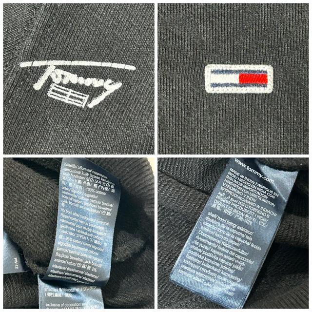 TOMMY JEANS トミージーンズ 総ロゴプリントパーカー M ブラック < ブランド  TOMMY JEANS トミージーンズ 総ロゴプリントパーカー M ブラック < ブランドの