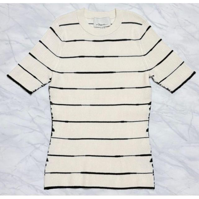 フィリップリム3.1 Phillip Lim半袖リブニットセーター#XSホ < 女性ファッション フィリップリム3.1 Phillip Lim半袖リブニットセーター#XSホ < 女性ファッションの