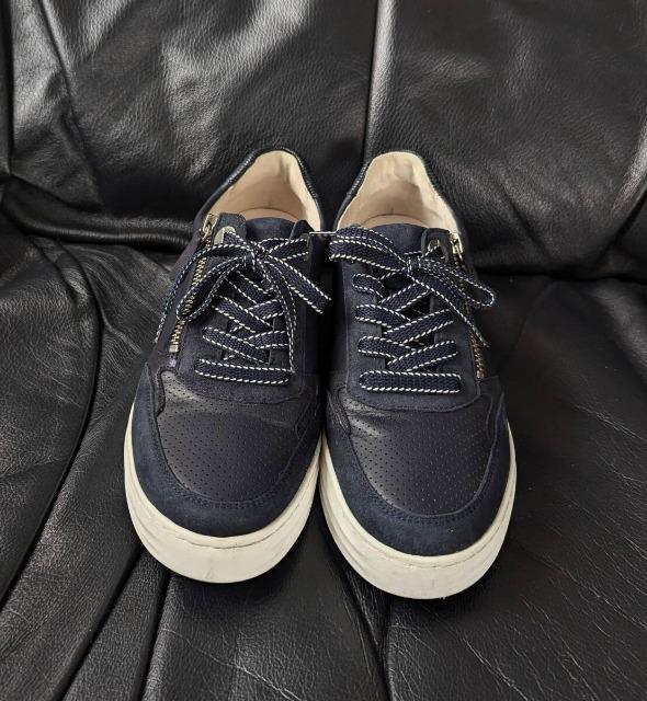 ■Gabor■ガボール■レースアップスニーカー/レザーシューズ/スエード&レザー/シューズ/ネイビー/表記サイズ5/24.5 < ブランド ■Gabor■ガボール■レースアップスニーカー/レザーシューズ/スエード&レザー/シューズ/ネイビー/表記サイズ5/24.5 < ブランドの