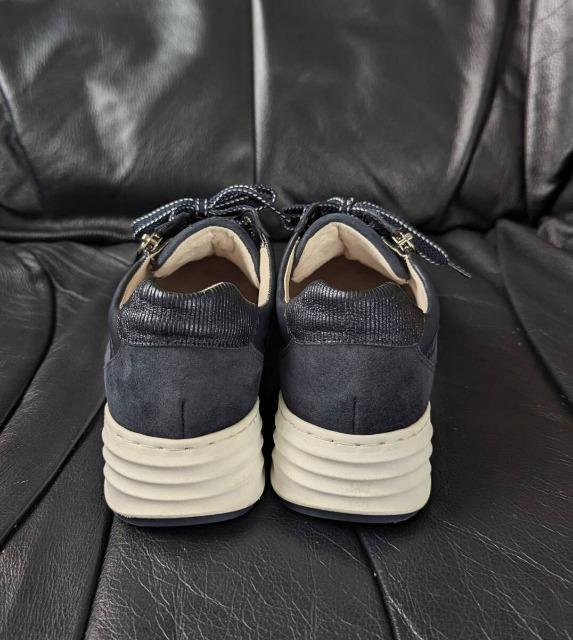 ■Gabor■ガボール■レースアップスニーカー/レザーシューズ/スエード&レザー/シューズ/ネイビー/表記サイズ5/24.5 < ブランド ■Gabor■ガボール■レースアップスニーカー/レザーシューズ/スエード&レザー/シューズ/ネイビー/表記サイズ5/24.5 < ブランドの