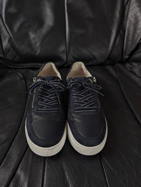 ■Gabor■ガボール■レースアップスニーカー/レザーシューズ/スエード&レザー/シューズ/ネイビー/表記サイズ5/24.5 < ブランド ■Gabor■ガボール■レースアップスニーカー/レザーシューズ/スエード&レザー/シューズ/ネイビー/表記サイズ5/24.5 < ブランドの