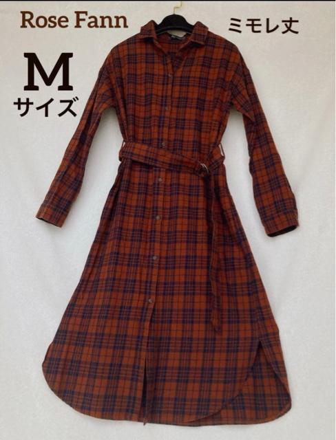 チェック柄 長袖 シャツ ミモレ丈 ロング ワンピース M 古着 ウエストベルト N2m < 女性ファッション チェック柄 長袖 シャツ ミモレ丈 ロング ワンピース M 古着 ウエストベルト N2m < 女性ファッションの