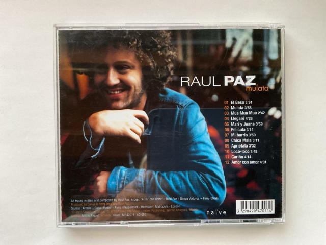 RAUL PAZ / mulata CD�A���o�� ���E���E�p�X �L���[�o���y ���e�� �� CD/DVD/�r�f�I�� 