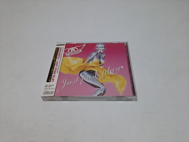 【送無】Aerosmith エアロスミス★ジャスト・プッシュ・プレイ国内盤(廃盤/美品)非売品ステッカー付き < タレントグッズ 【送無】Aerosmith エアロスミス★ジャスト・プッシュ・プレイ国内盤(廃盤/美品)非売品ステッカー付き < タレントグッズの
