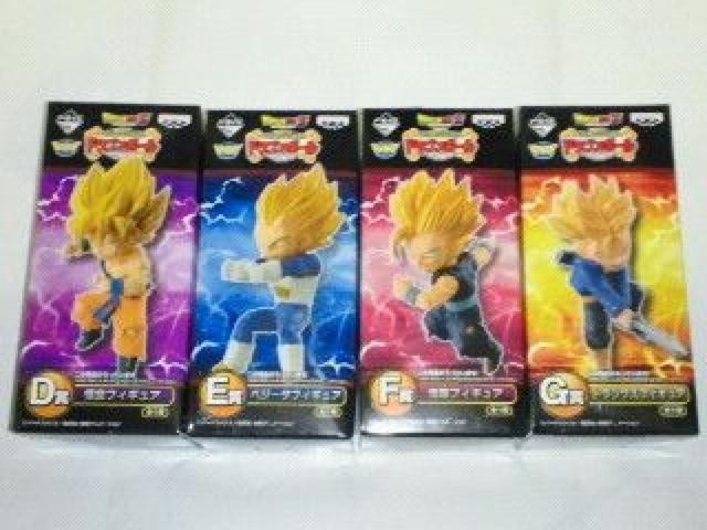 1番くじ ドラゴンボールZ ワールドコレクタブルフィギュア DBZ編 D・E・F・G 4種セット < アニメ/コミック/キャラクター  1番くじ ドラゴンボールZ ワールドコレクタブルフィギュア DBZ編 D・E・F・G 4種セット  < アニメ/コミック/キャラクターの
