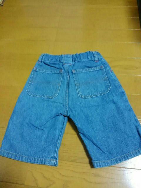 ☆新品同様☆半ズボン ジーンズ☆110 < キッズ/ベビー  ☆新品同様☆半ズボン ジーンズ☆110 < キッズ/ベビーの